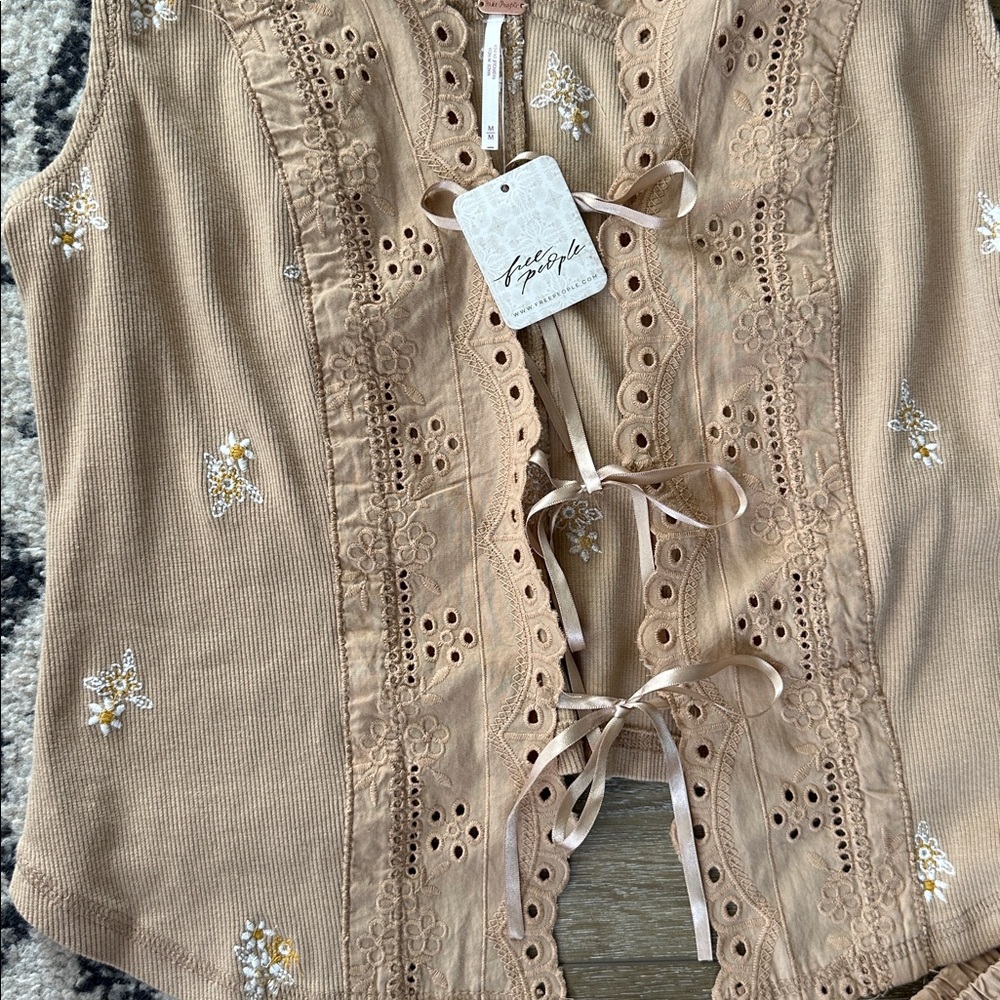NWT Free People Gesibelle Embroidered Skirt set - Picture 11 of 12
